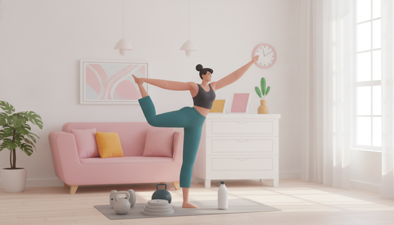 4-Week At-Home Workout Plan: Minimal Equipment + Stretches